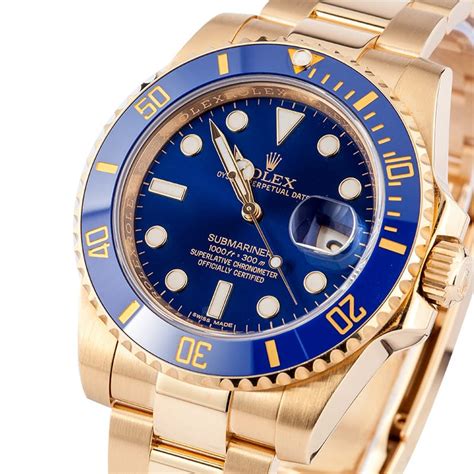 rolex colore oro e blu|rolex blue gold watches.